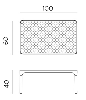 Размеры стола Net Table 100